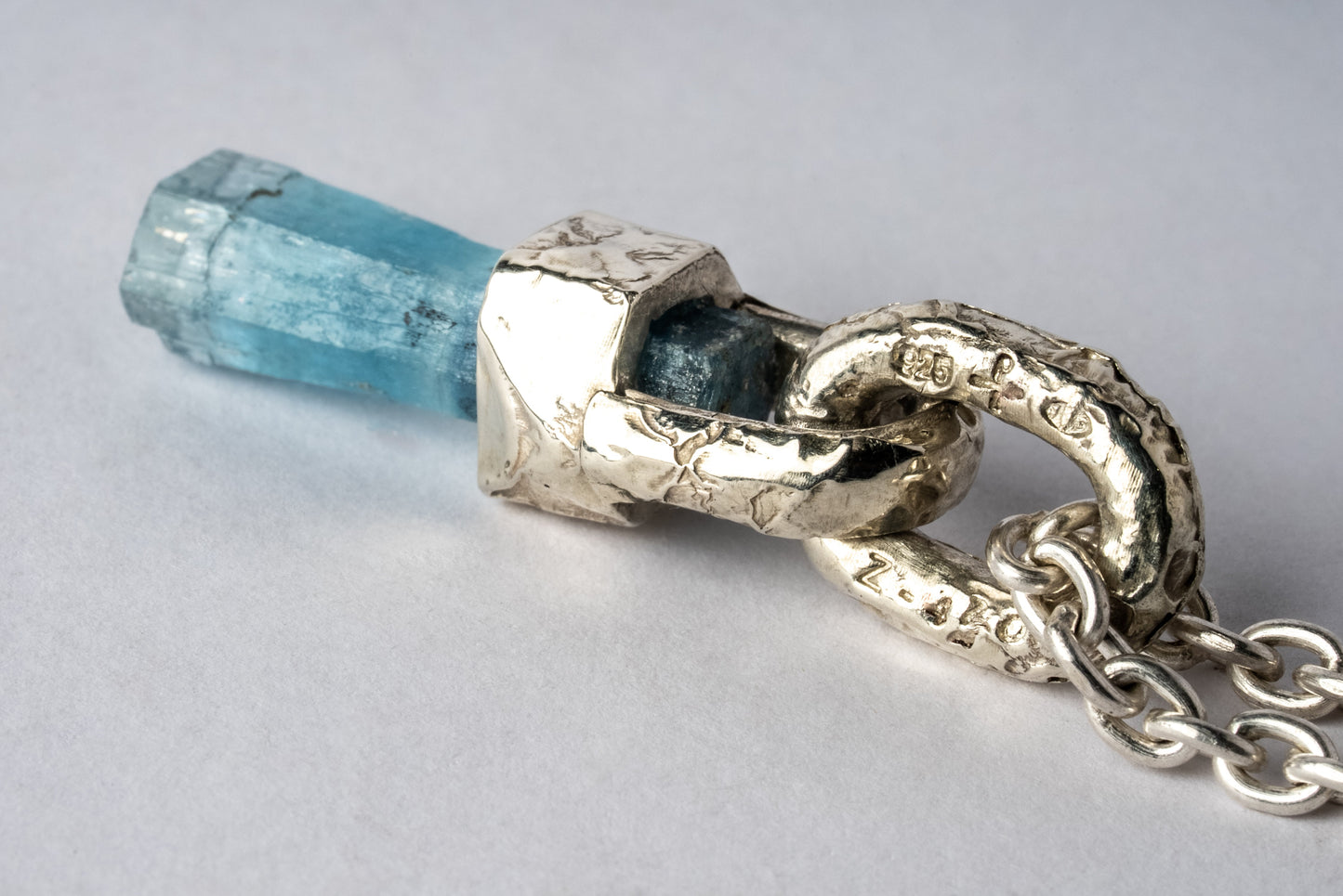 Parts of 4 Talisman Aquamarine SPECIMEN