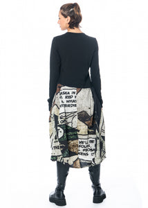 Rundholz Comic Print Balloon Dress