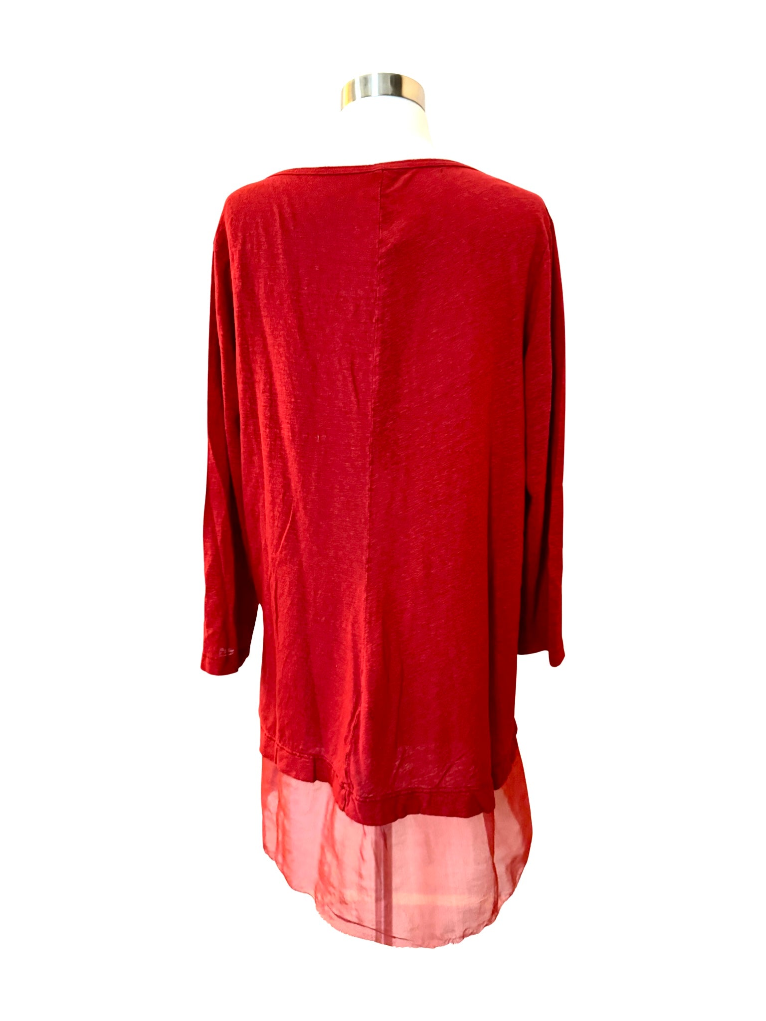 Rundholz Red Linen Sweater L/XL