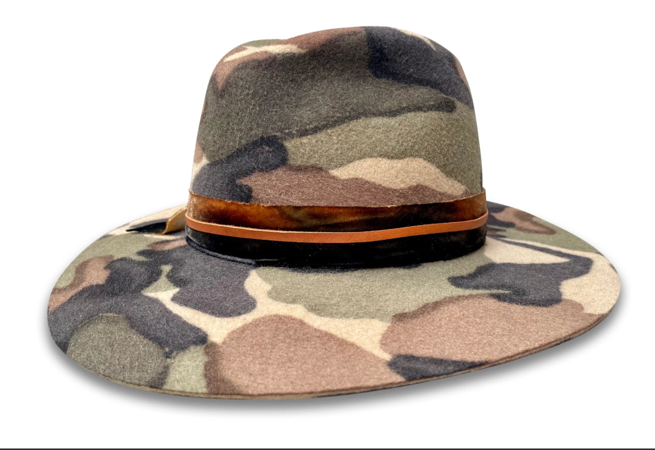 GI Jane Camo Fedora