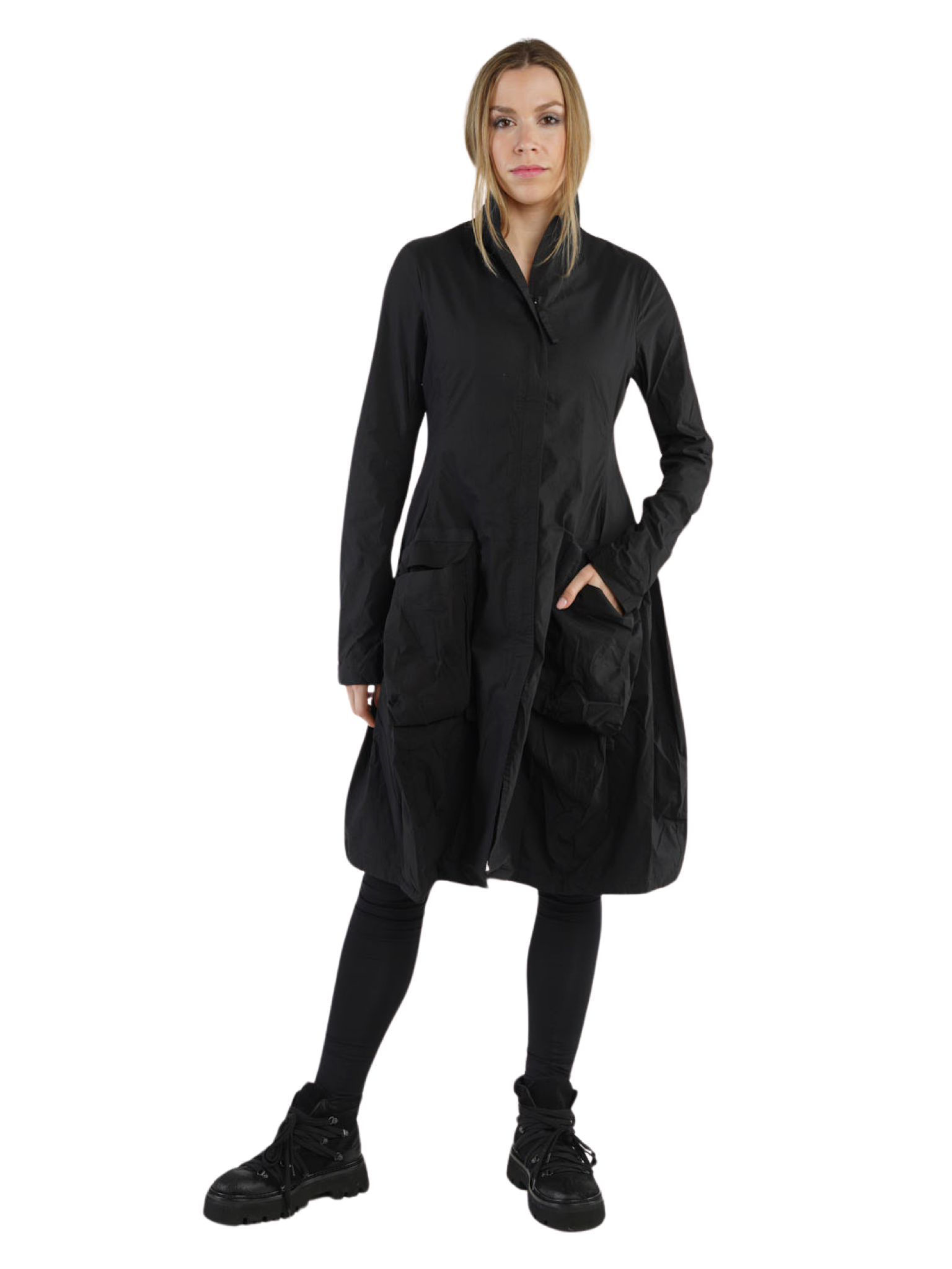 Rundholz Classic Black Coat Dress