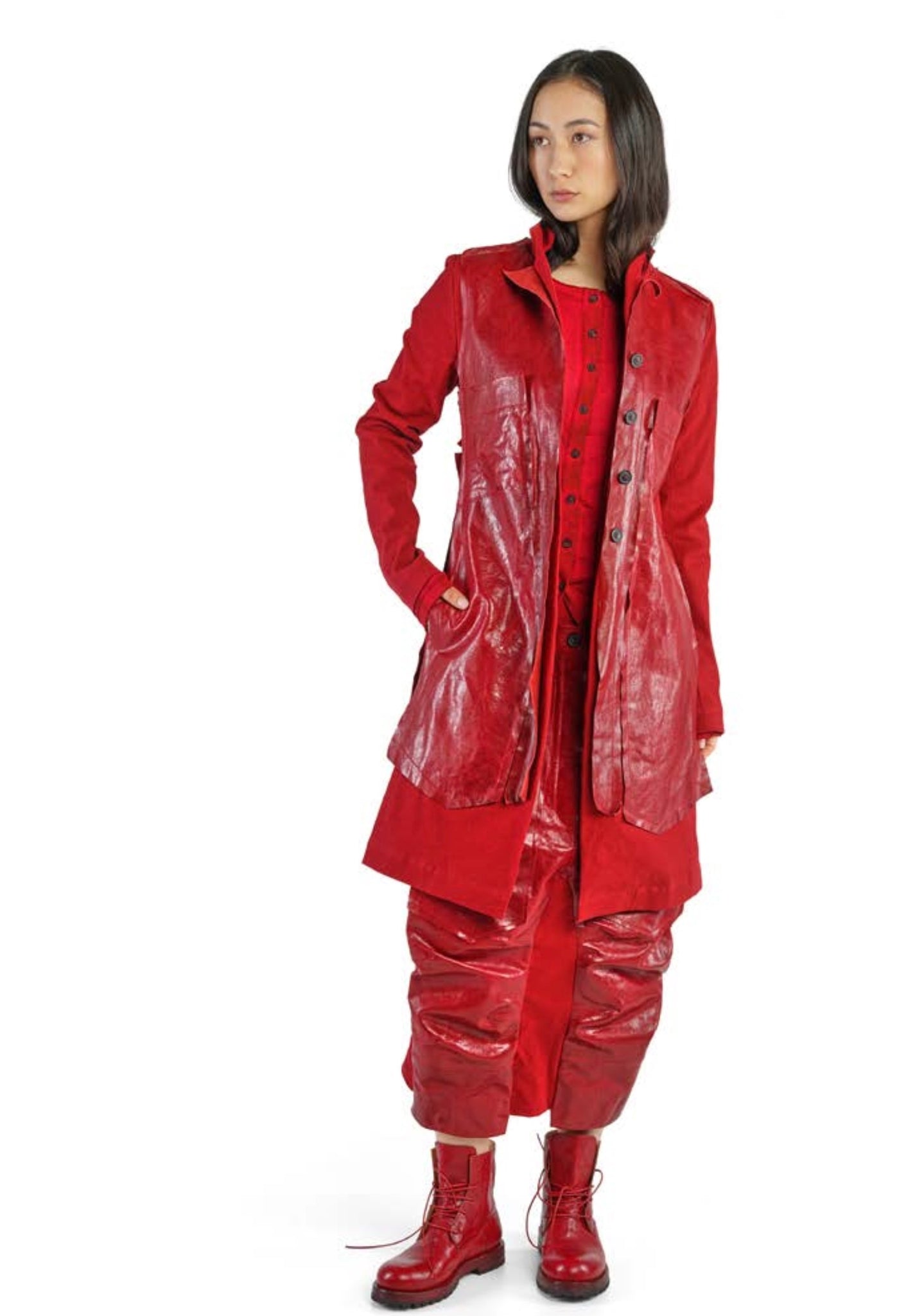 Rundholz Long Red Coat