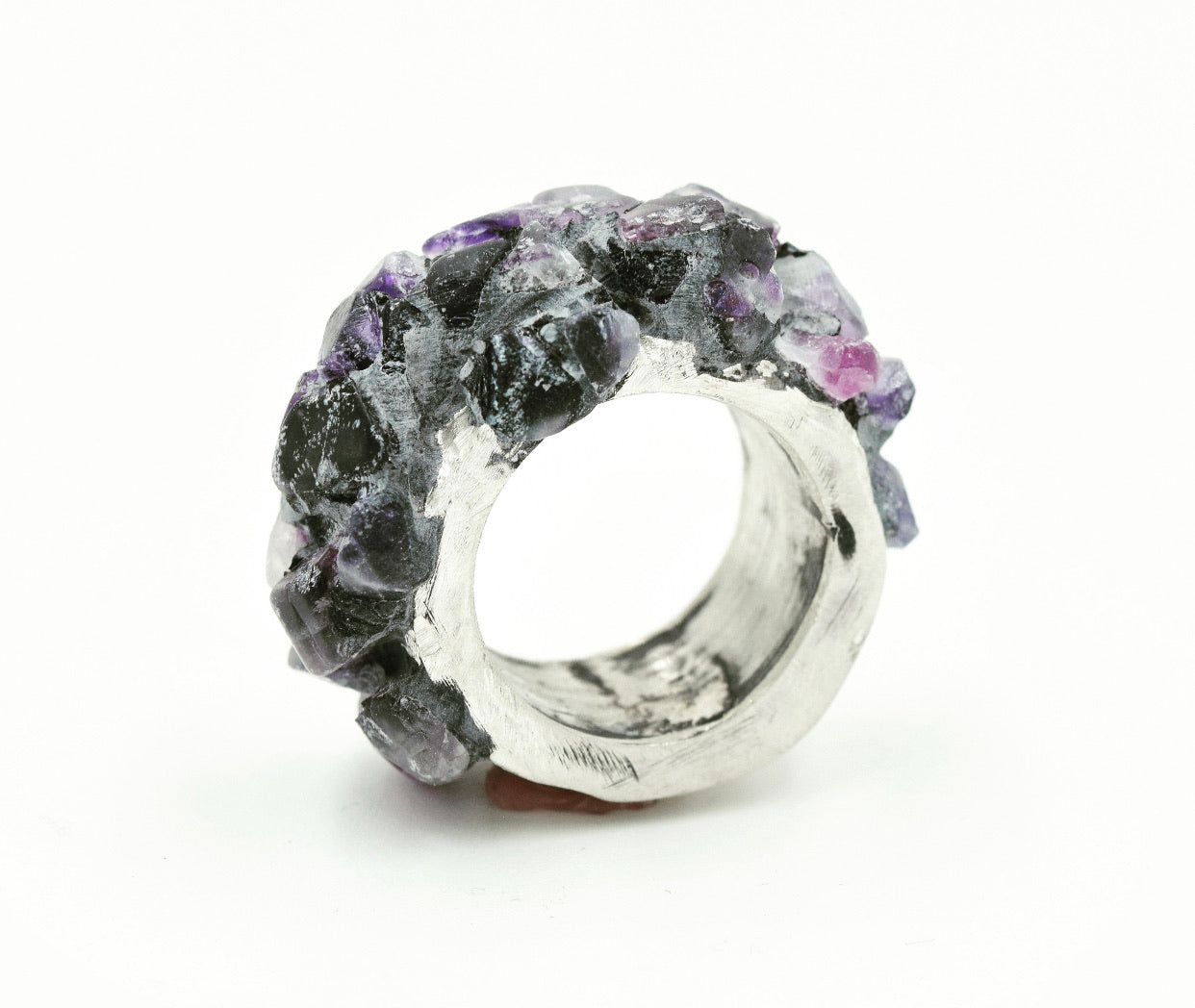 Jill Herlands Purple Concrete Ring