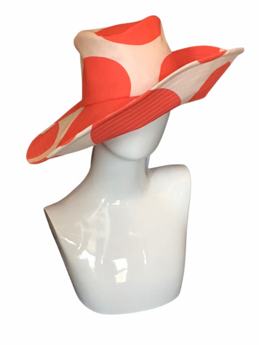 Romer Millinery Creamsicle Dots Hat